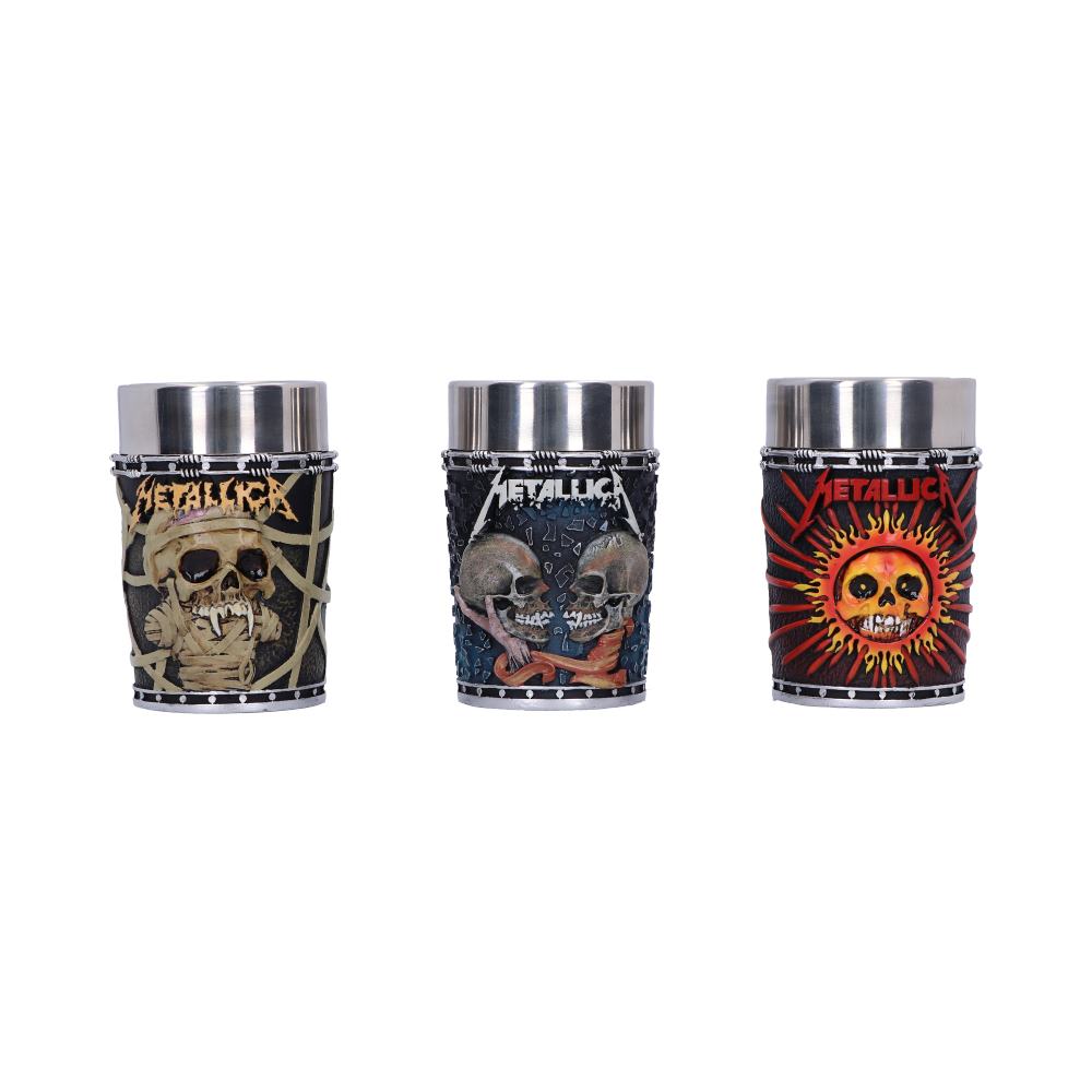 Metallica Shot Glass set 8.5cm (Set of 3)