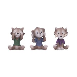 Three Wise Werewolves 7.5cm